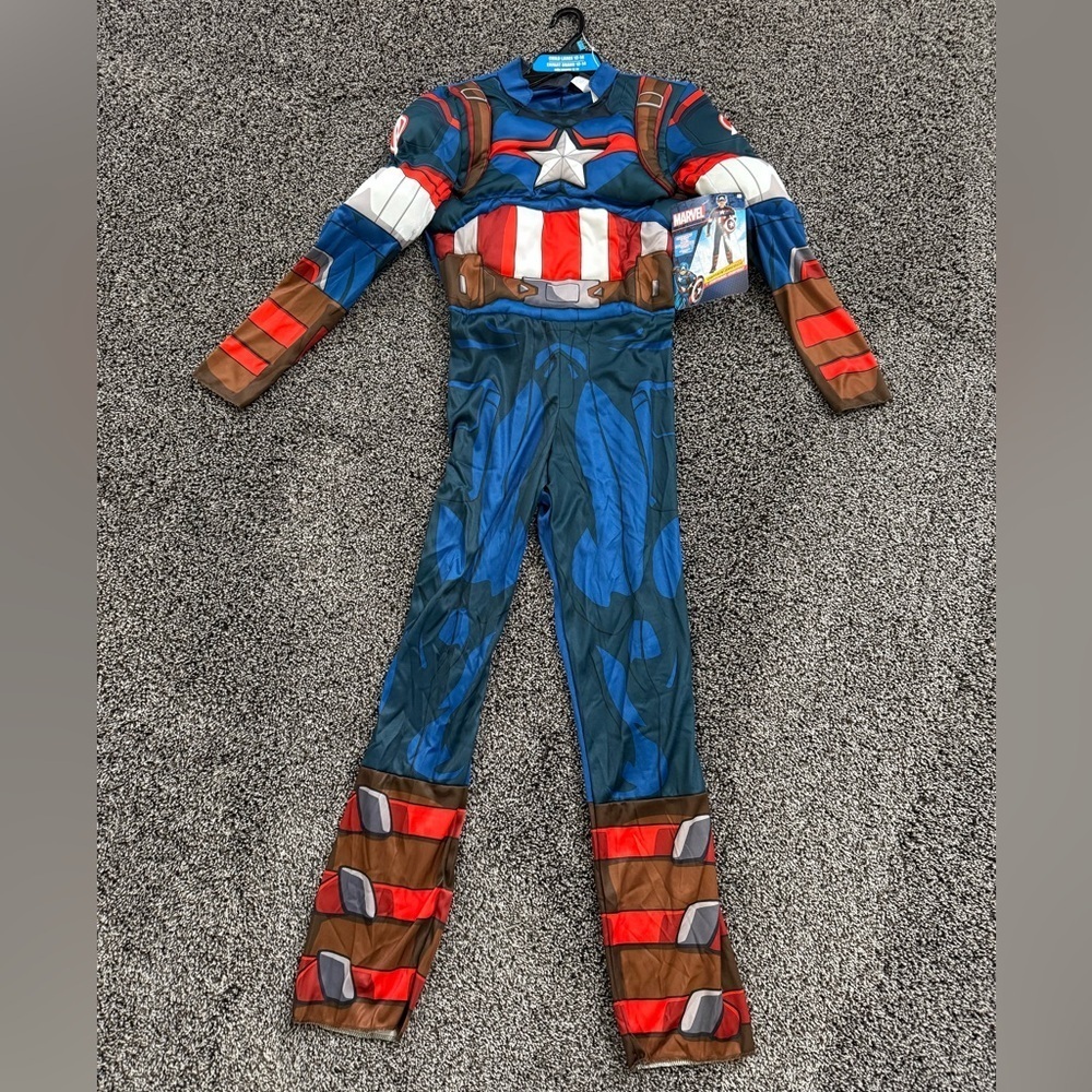 NEW Captain America muscle costume